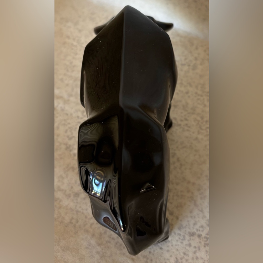 Baccarat Black Crystal Bull - Picture 8 of 14